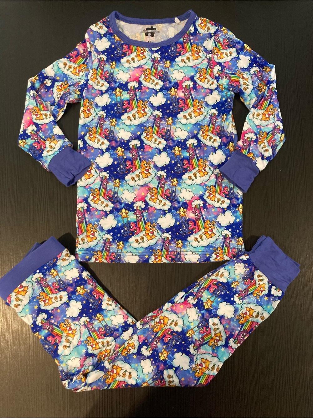 Sensory Snuggles Care Bears Kids Long Sleeve & Pants Bamboo Pajamas - Size 4T